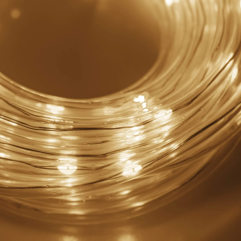 LED Kalėdinė girlianda Springos, 5,7 m, šilta balta, IP44