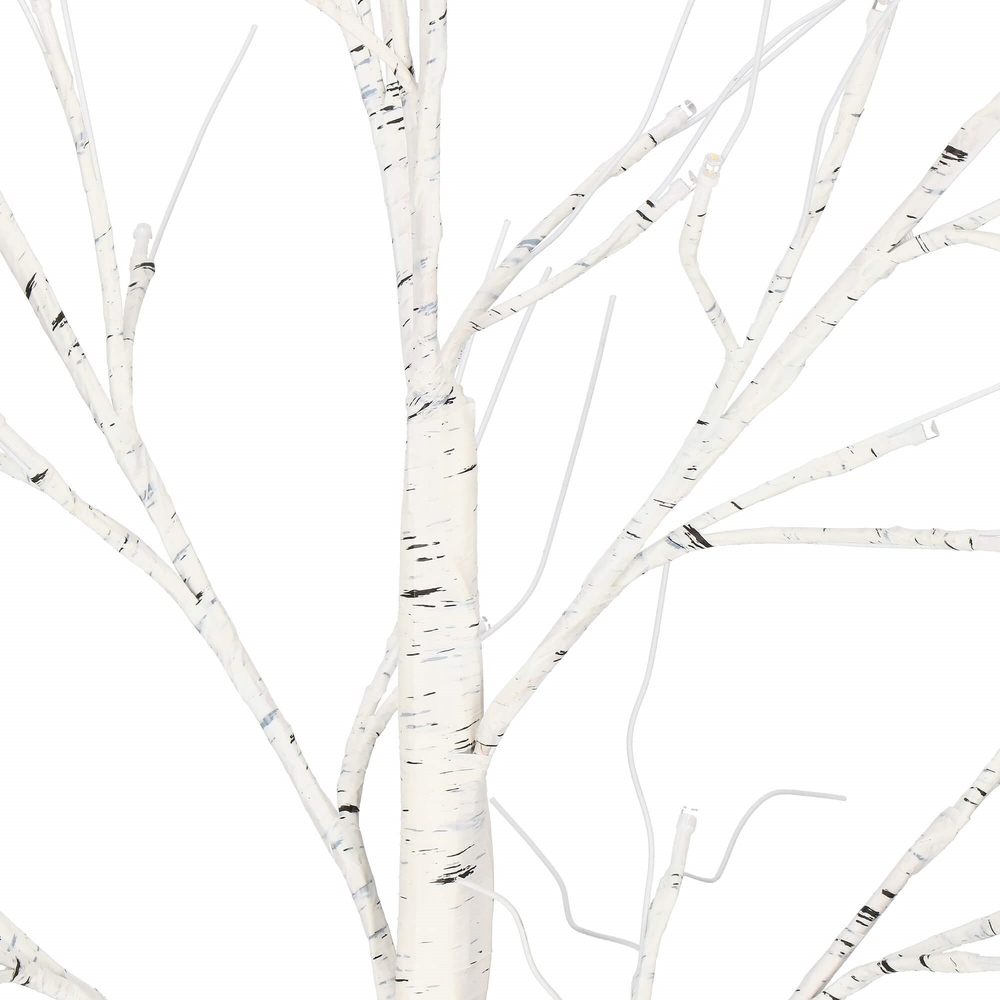 Dekoratyvinis beržo imitacijos medis Springos 180 cm su 96 LED