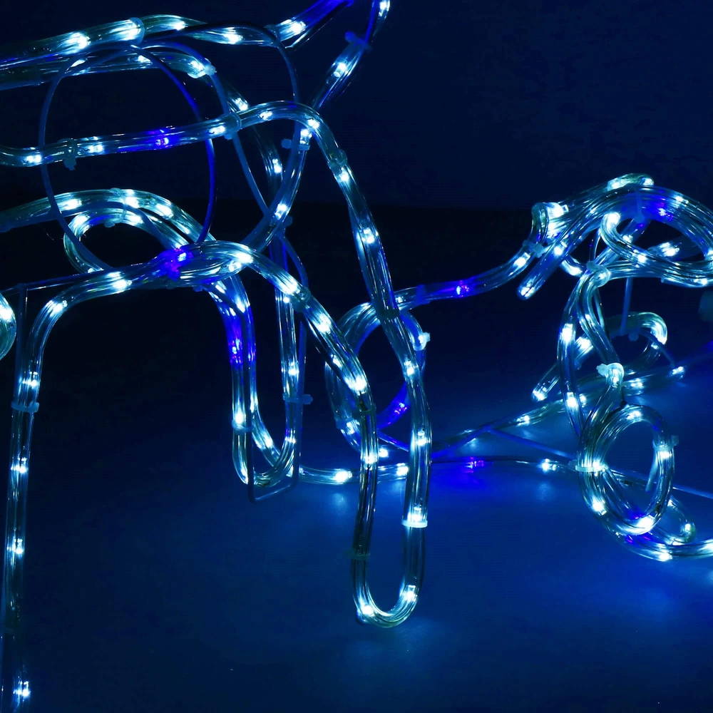 Springos Kalėdinis elnias su rogėmis, 288 LED