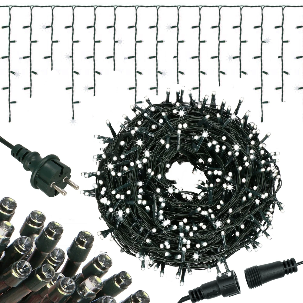 LED lempučių juosta Springos CL4038, 300 LED, 12 m, IP44