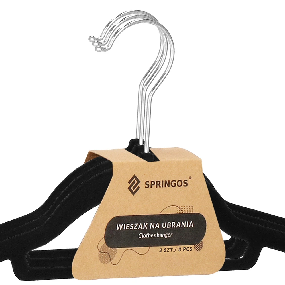 Springos Pakabų rinkinys veliūrinis 3 vnt.