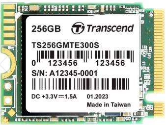 TRANSCEND 256GB, M.2 2230,PCIE GEN3X4, NVME, 3D TLC, DRAM-LESS