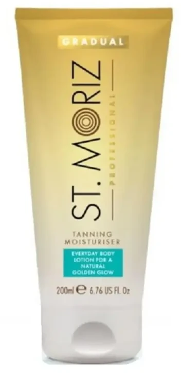 "St. Moriz Golden Glow" įdegio drėkinamasis kremas 200ml