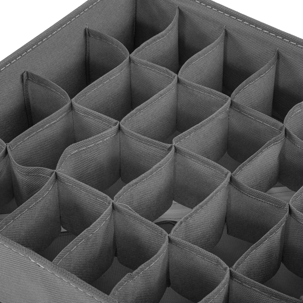 Stalčių organizatorius Springos pilkas 33x33x10 cm