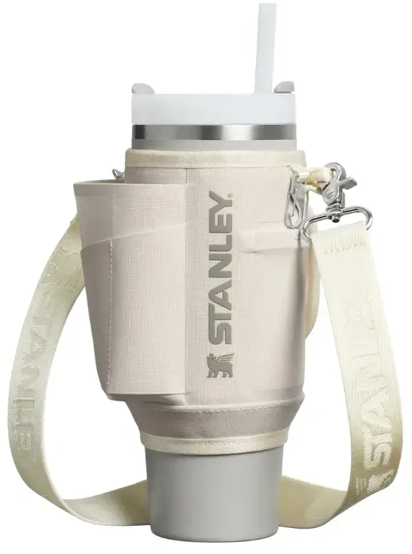Gertuvės krepšys su kišenėmis Stanley All-Day Quencher Carry-All 0,89 L - kreminės spalvos