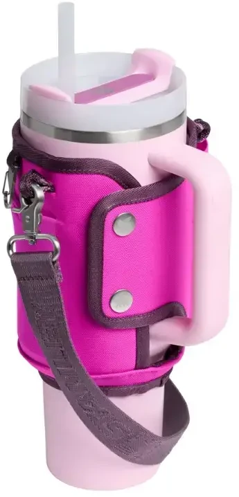 Stanley termoso puodelio su šiaudeliu dėklas „The All-Day Quencher Carry-All 1.18L“ violetinė