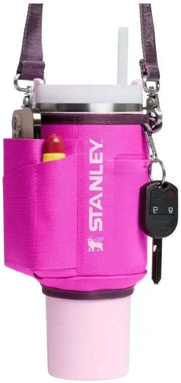 Stanley termoso puodelio su šiaudeliu dėklas „The All-Day Quencher Carry-All 1.18L“ violetinė
