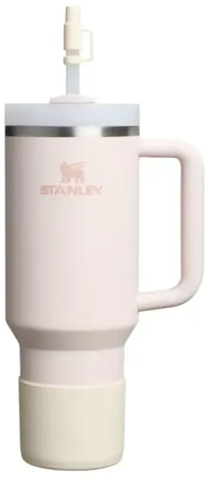 Dugno ir šiaudelio apsaugos rinkinys Stanley Quencher 1,18 L - kreminės spalvos