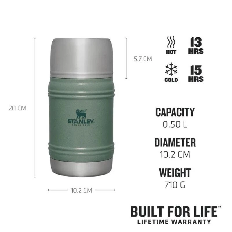 Stanley Termosas maistui "The Artisan Thermal Food Jar" 0,5 l žalias