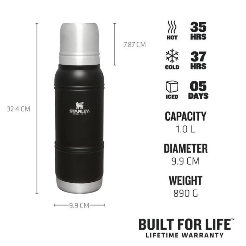 Stanley Termosas "Thermos The Artisan Thermal Bottle" 1 l, juodas