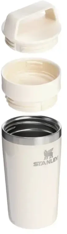 Stanley „Café-To-Go“ kelioninis puodelis 0,47 l, blizgios kreminės spalvos
