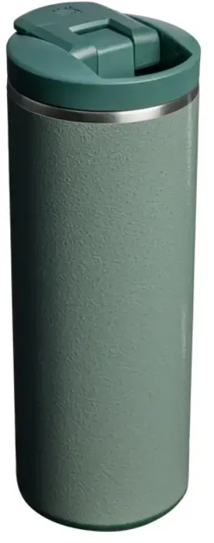 Stanley Transit Fliptop Hammertone žalias termosas puodelis, 0,35 l