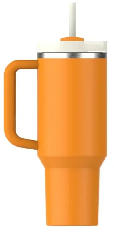 Gertuvė Stanley Quencher H2.O FlowState Tumbler 1.18 L - oranžinio koralo spalvos