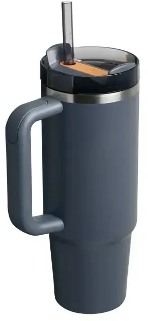 Stanley Thermo puodelis su šiaudeliu The Quencher H2.O FlowState Tumbler 0,89 l pilkas