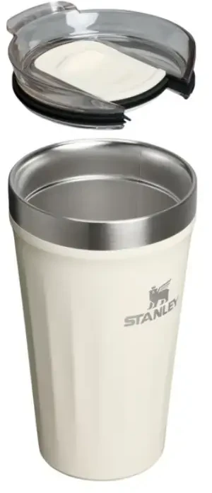 Stanley Thermoglass kasdieninė stiklinė 0,47 l, blizgios kreminės spalvos