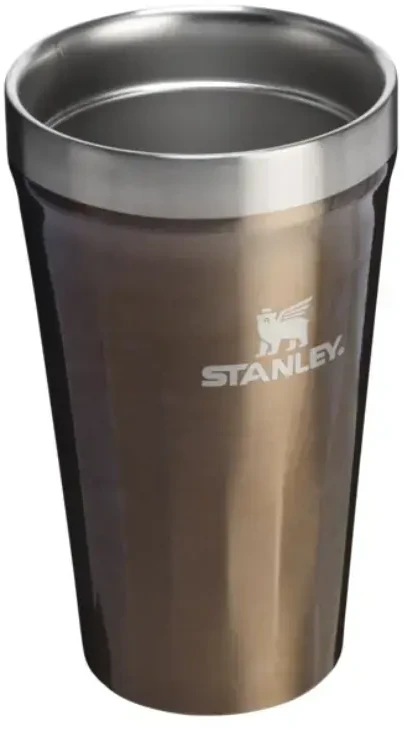 Stanley Thermoglass kasdieninė stiklinė 0,47 l, blizgios metalinės rudos spalvos
