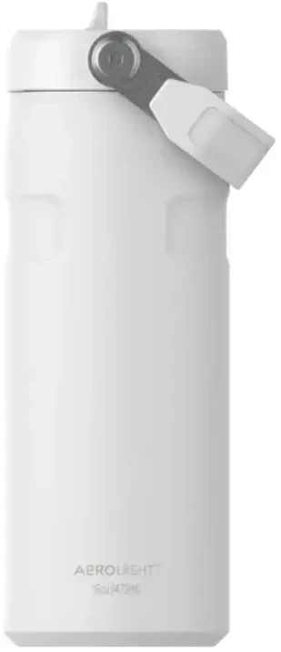 Stanley termosas su šiaudeliu The IceFlow Bottle Flip Straw 2.0 0.47L baltas