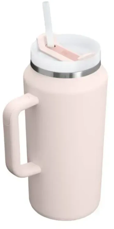 Stanley Termosas su šiaudeliu The Quencher H2.0 Tumbler 1,90 l šviesiai rožinis 2.0