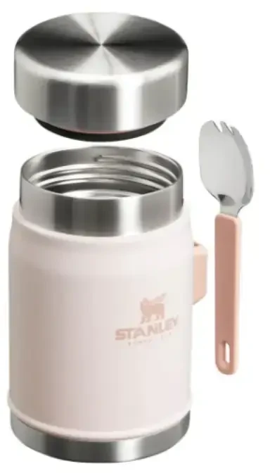 Stanley Thermos food The Legendary Food Jar + Spork 0,4L light pink 2.0