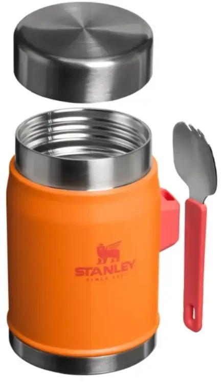 Stanley legendinis maisto indas + „Spork“ 0,4 l apelsinų skonio