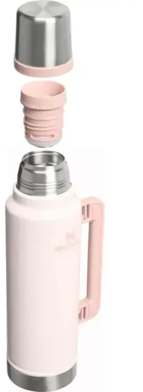 Stanley Klasikinis legendinis butelis 1,4 l Hammertone rožinio kvarco spalvos
