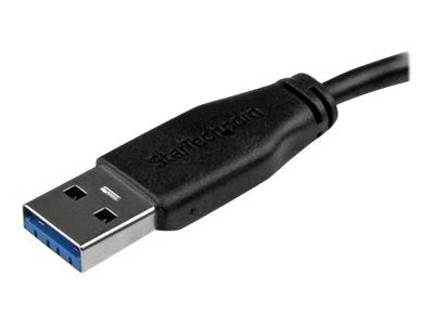 Kabelis USB StarTech USB-A - micro-B 0,5 m Juodas (USB3AUB50CMS)