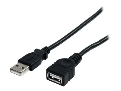 USB laidas Startech USBEXTAA10BK Juoda 3 m