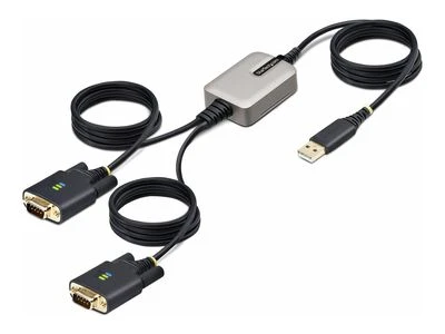 USB į dvigubą RS232 nuoseklųjį adapterį