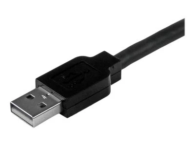 USB laidas StarTech USB-A - USB-B 15 m juodas (USB2HAB50AC)