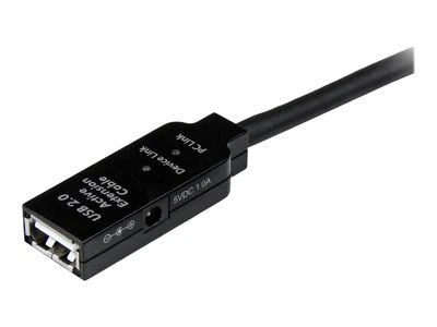 USB laidas Startech USB2AAEXT15M Juoda