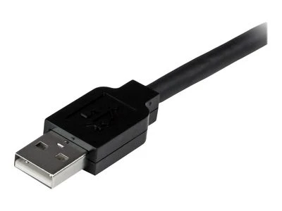 USB laidas Startech USB2AAEXT15M Juoda