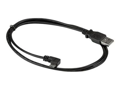 Kabelis USB StarTech USB-A - microUSB 1 m Juodas (USBAUB1MLA)