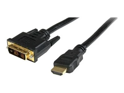 Kabelis StarTech HDMI - DVI- D 1m Juodas (HDDVIMM1M)