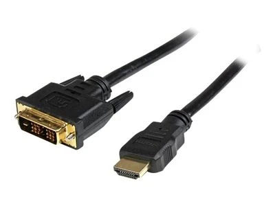 HDMI į DVI-D kabelis su auksuotomis jungtimis