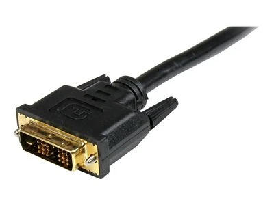 Kabelis StarTech HDMI - DVI- D 1m Juodas (HDDVIMM1M)