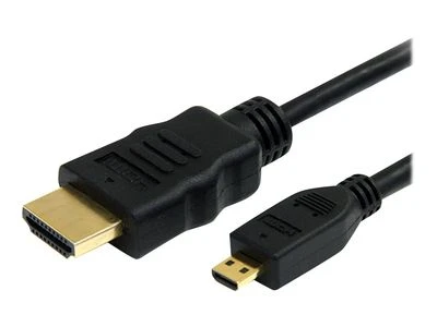 Kabelis StarTech HDMI Micro – HDMI 1m juodas (HDADMM1M)