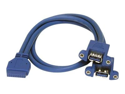 StarTech USB zew. - USB wew., Mėlyna (USB3SPNLAFHD)