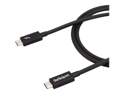 Kabelis USB StarTech USB-C - USB-C 1 m Juodas (TBLT3MM1M)