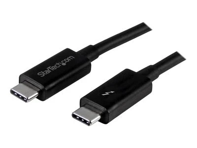Kabelis USB StarTech USB-C - USB-C 1 m Juodas (TBLT3MM1M)