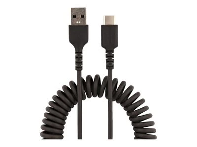 USB kabelis StarTech USB-A - USB-C 0,5 m juodas (R2ACC- 50C- USB- CABLE)