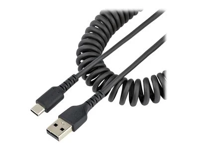 USB kabelis StarTech USB-A - USB-C 0,5 m juodas (R2ACC- 50C- USB- CABLE)