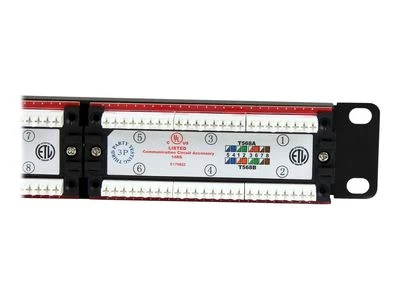 „StarTech Patch“ skydelis 19 colių 1U 24x RJ-45 Cat.6 (C6PANEL24)