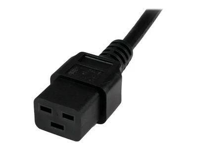 StarTech.com CEE7 / IEC 320 C19 2.0m Juoda 2 m CEE7/7 C19 šakotuvas