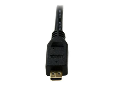 Kabelis StarTech HDMI Micro – HDMI 2m juoda (HDADMM2M)