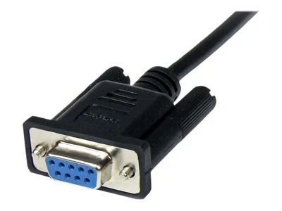 StarTech DB-9 - DB-9, 2m, Juodas (SCNM9FM2MBK)