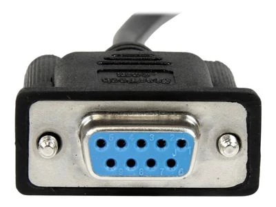 StarTech DB-9 - DB-9, 2m, Juodas (SCNM9FF2MBK)