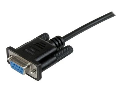 StarTech DB-9 - DB-9, 2m, Juodas (SCNM9FF2MBK)