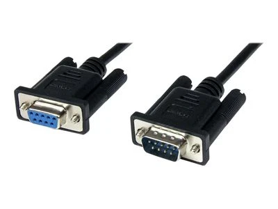 StarTech DB-9 - DB-9, 2m, Juodas (SCNM9FM2MBK)