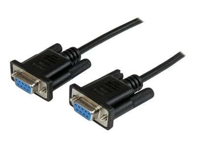 StarTech DB-9 - DB-9, 2m, Juodas (SCNM9FF2MBK)