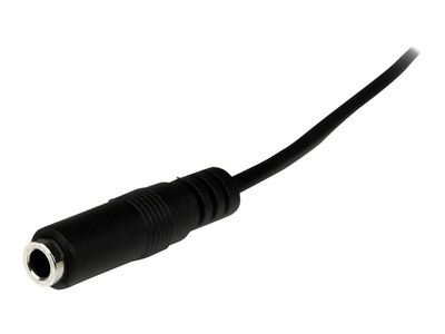 Kabelis StarTech Jack 3.5mm - Jack 3.5mm 2m juoda (MU2MMFS)
